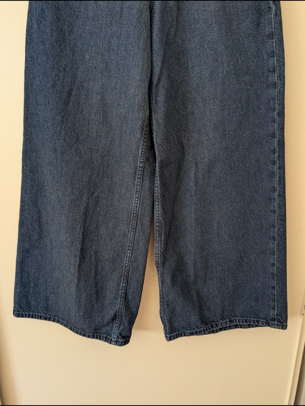 Gap Womens 4 Petite Baggy Mid Rise Wide Leg Jeans Classic Preppy Contemporary - Picture 2 of 8